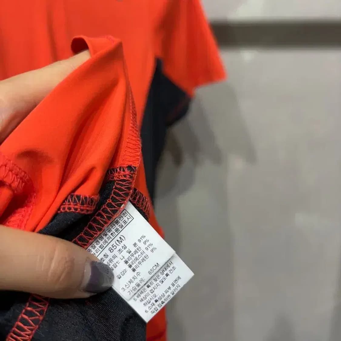 (85) 노스페이스 여성 등산 아웃도어 반집업 기능성 반팔 티 상품이미지5