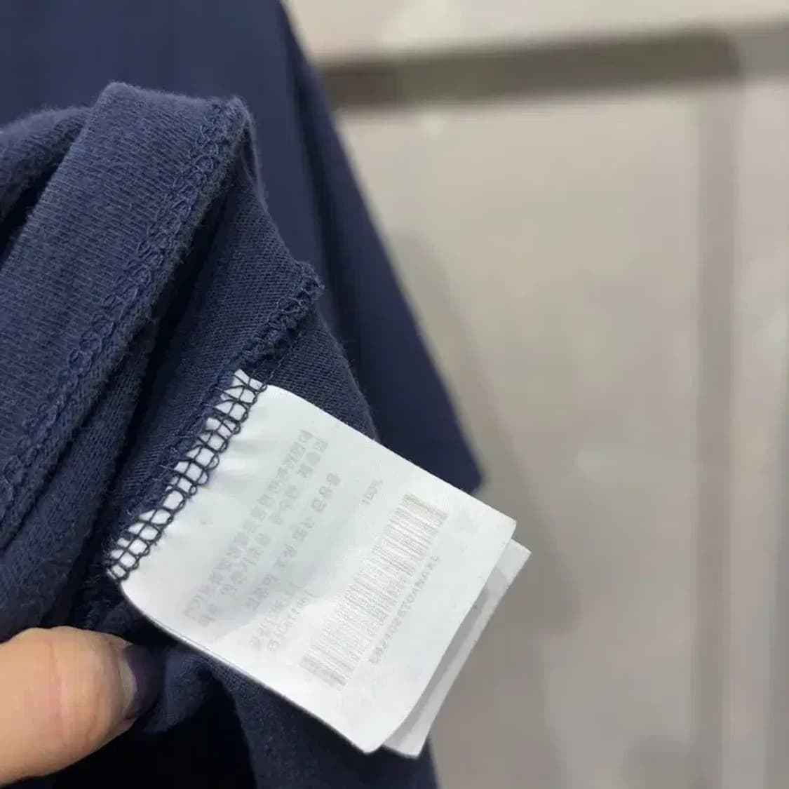 (105) 이벳필드 스트릿 네이비 프린팅 반팔 티 상품이미지5
