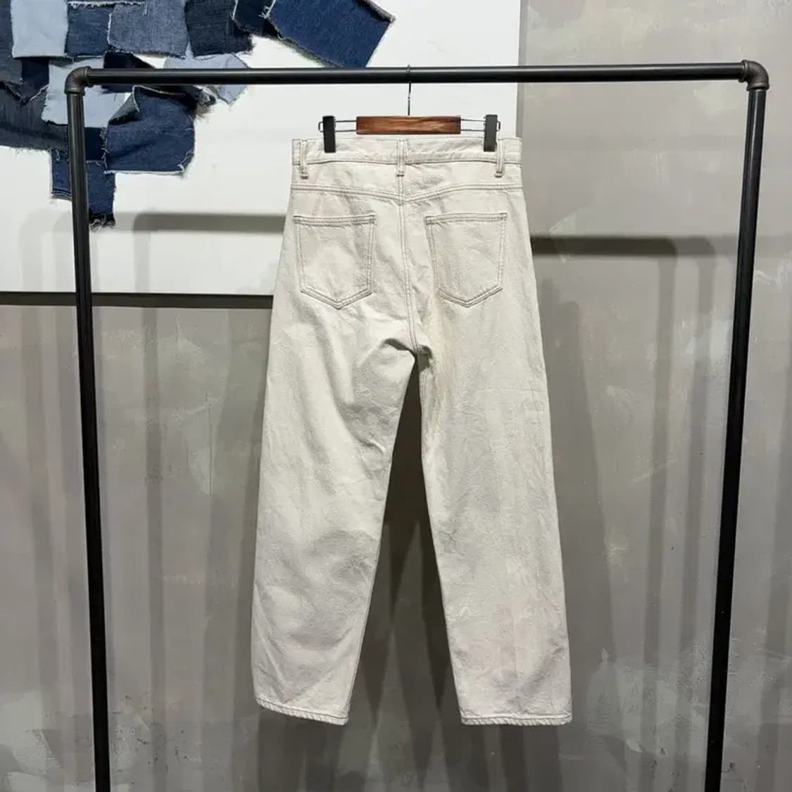 (30인치) 에잇세컨즈 캐주얼 크림진 청바지 상품이미지3