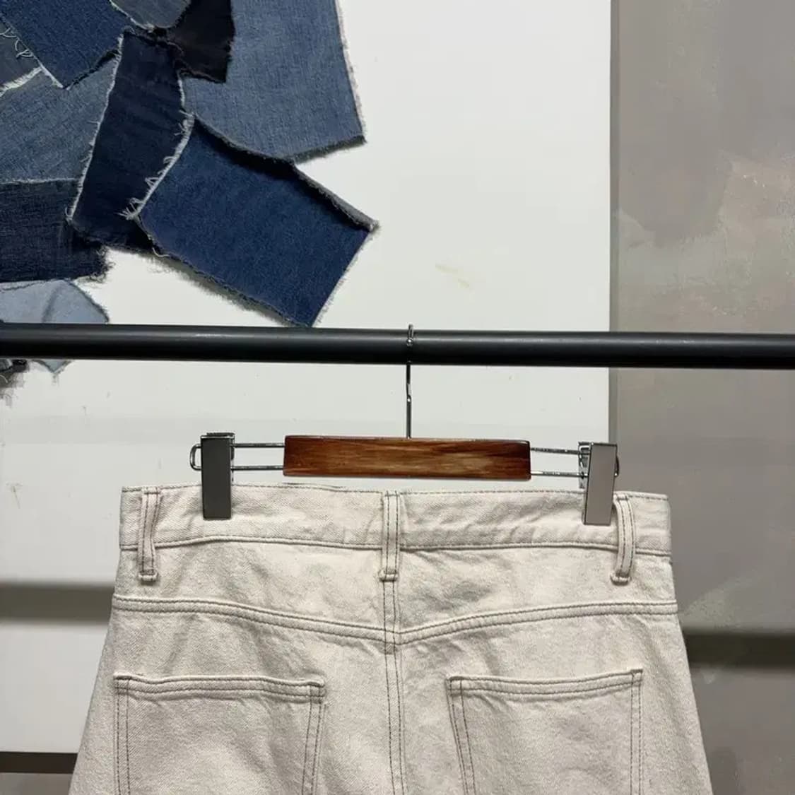(30인치) 에잇세컨즈 캐주얼 크림진 청바지 상품이미지4