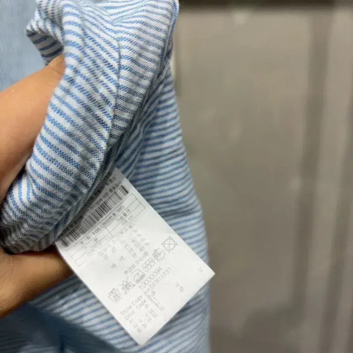 (105) 헨리코튼 캐주얼 클래식 린넨 스트라이프 셔츠 남방 상품이미지6