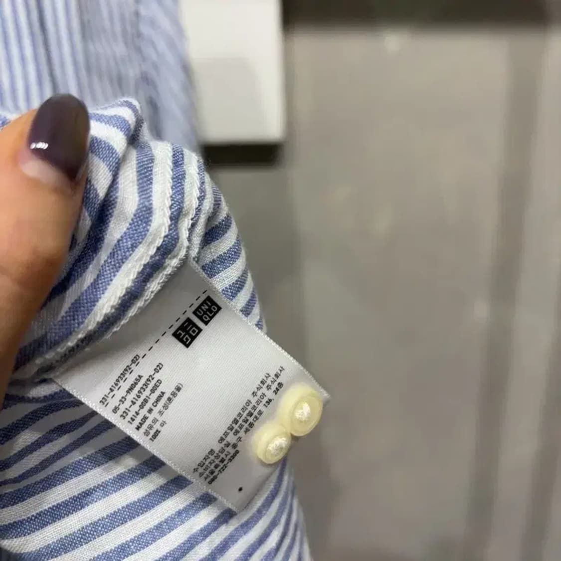(100) 유니클로 캐주얼 클래식 린넨 스트라아프 셔츠 남방 상품이미지5