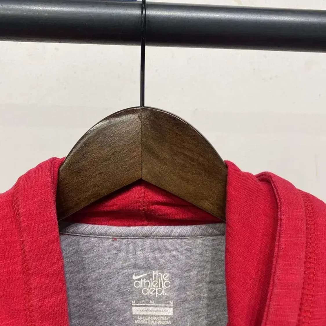 (95) 나이키 스트릿 올드스쿨 레드 자수 후드티 상품이미지2