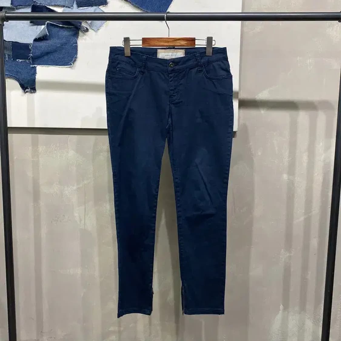 (29인치) 자라 ZARA 여성 베이직 캐주얼 코튼팬츠 면바지 상품이미지1