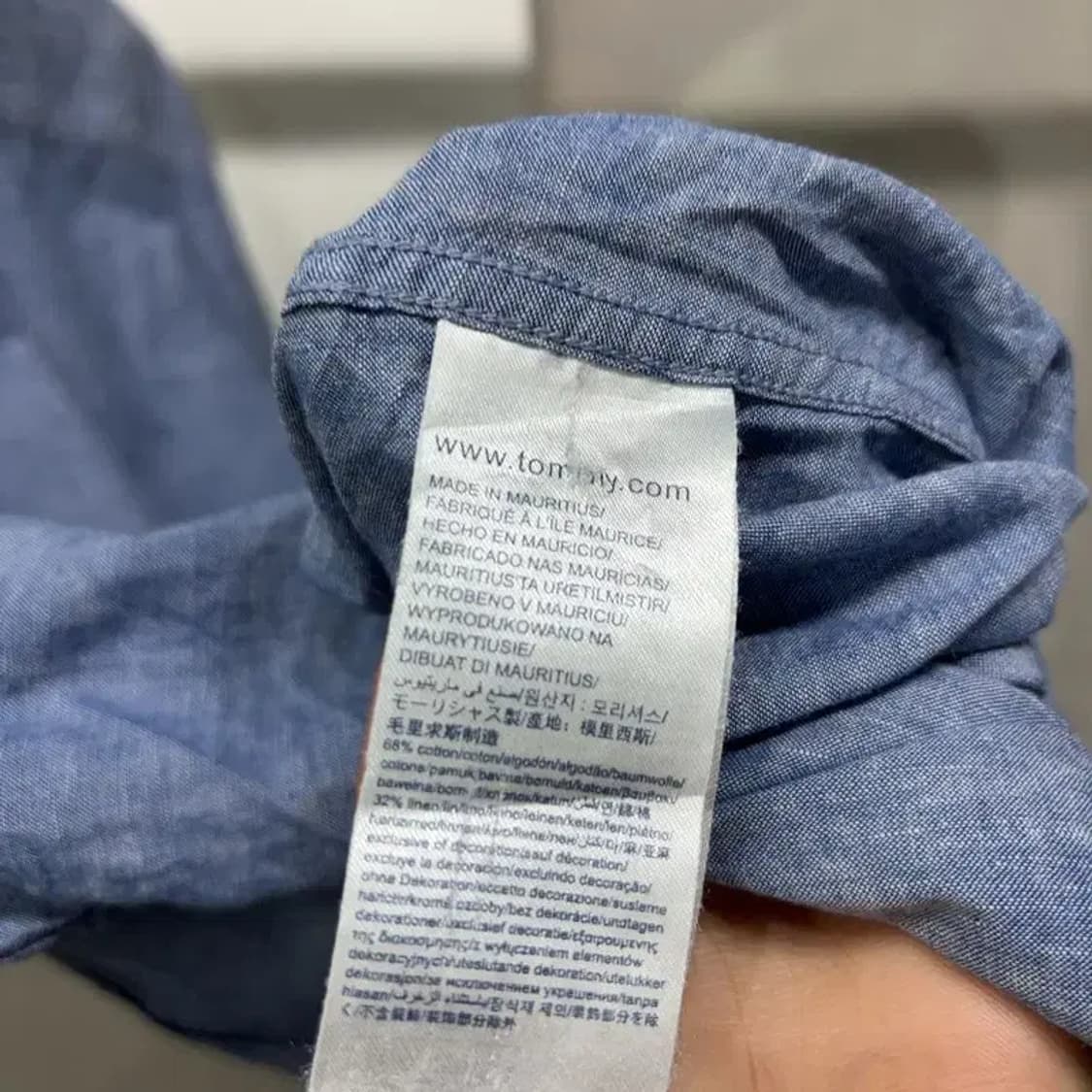 (105) 타미힐피거 캐주얼 클래식 린넨 셔츠 남방 상품이미지5