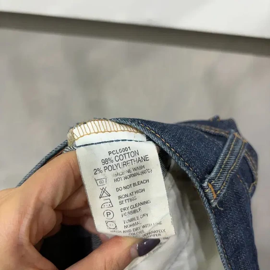 (27인치) 리바이스 여성 캐주얼 생지 진청바지 데님팬츠 상품이미지5