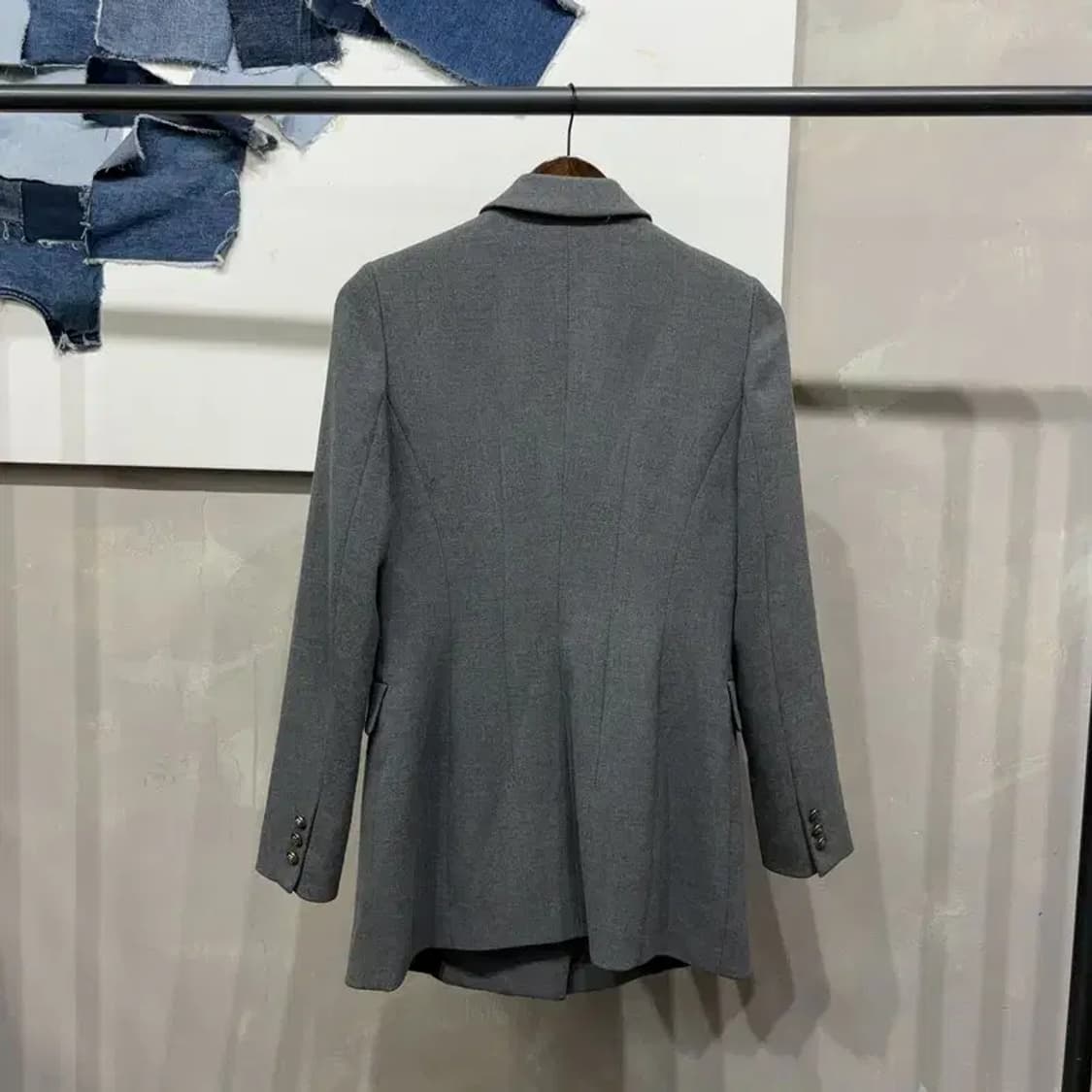 (66) 쉬스미스 여성 캐주얼 더블버튼 하프 코트 상품이미지4