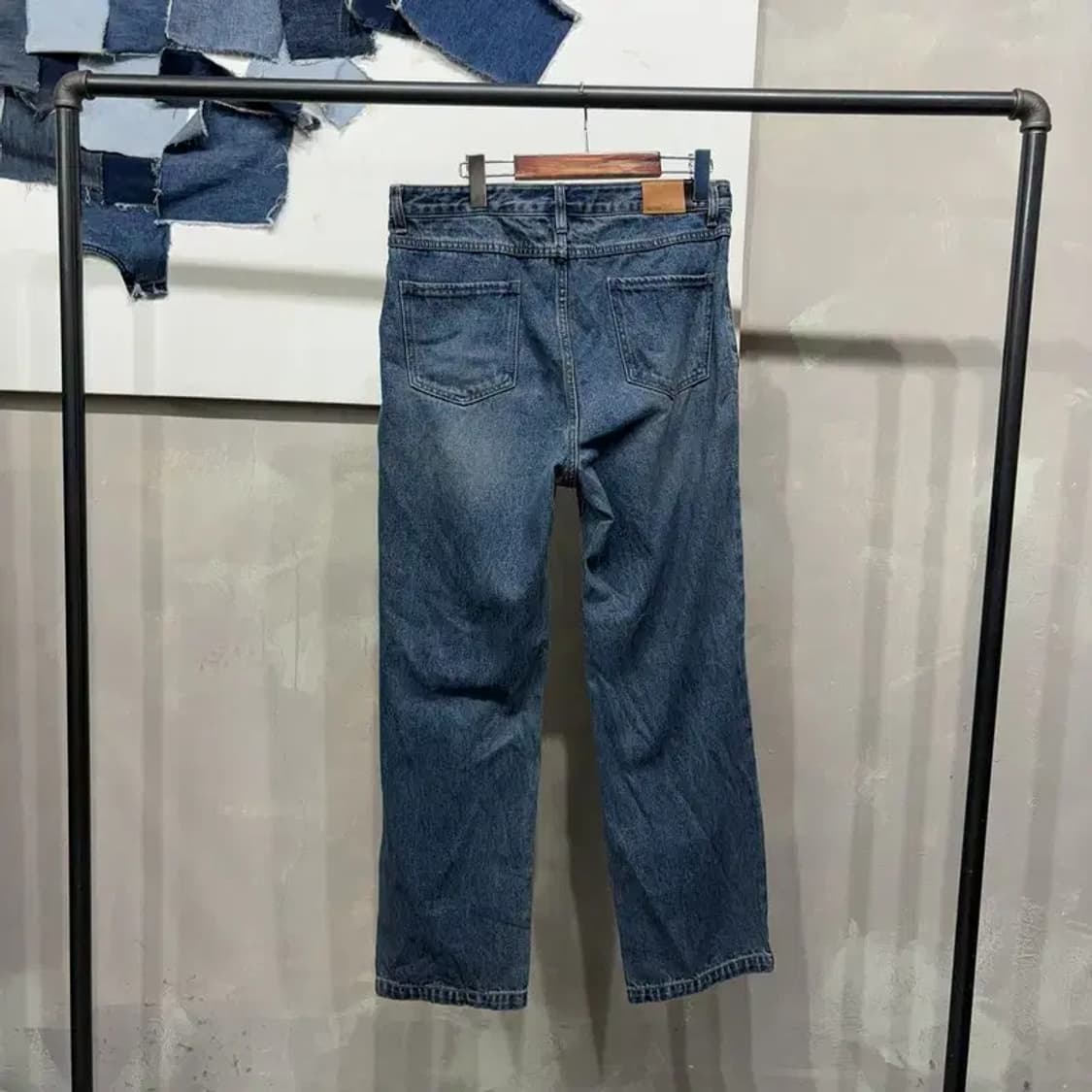 (32인치) 일꼬르소 캐주얼 투턱 청바지 데님팬츠 상품이미지3