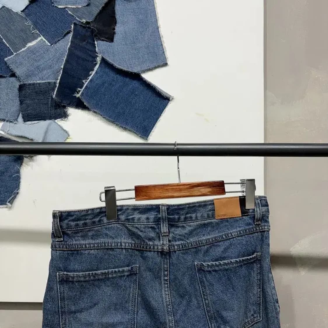(32인치) 일꼬르소 캐주얼 투턱 청바지 데님팬츠 상품이미지4