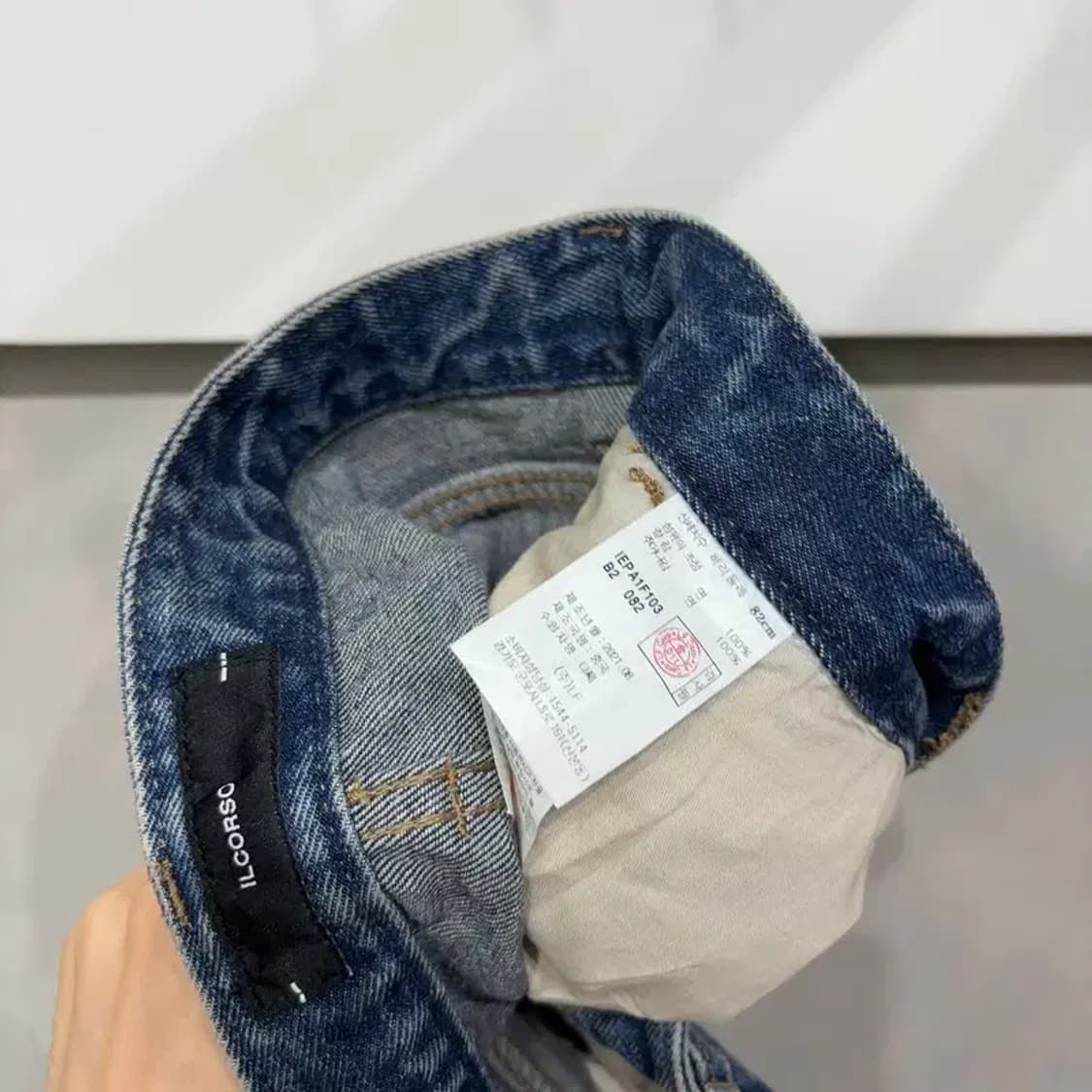 (32인치) 일꼬르소 캐주얼 투턱 청바지 데님팬츠 상품이미지6