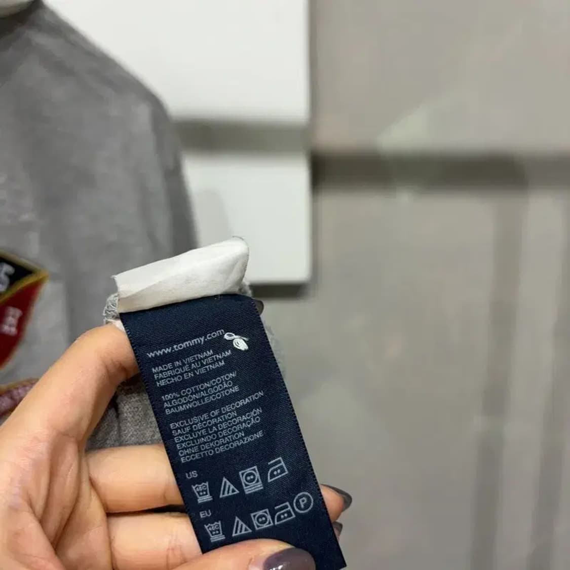 (105) 타미힐피거 캐주얼 자수 긴팔 카라티 상품이미지5