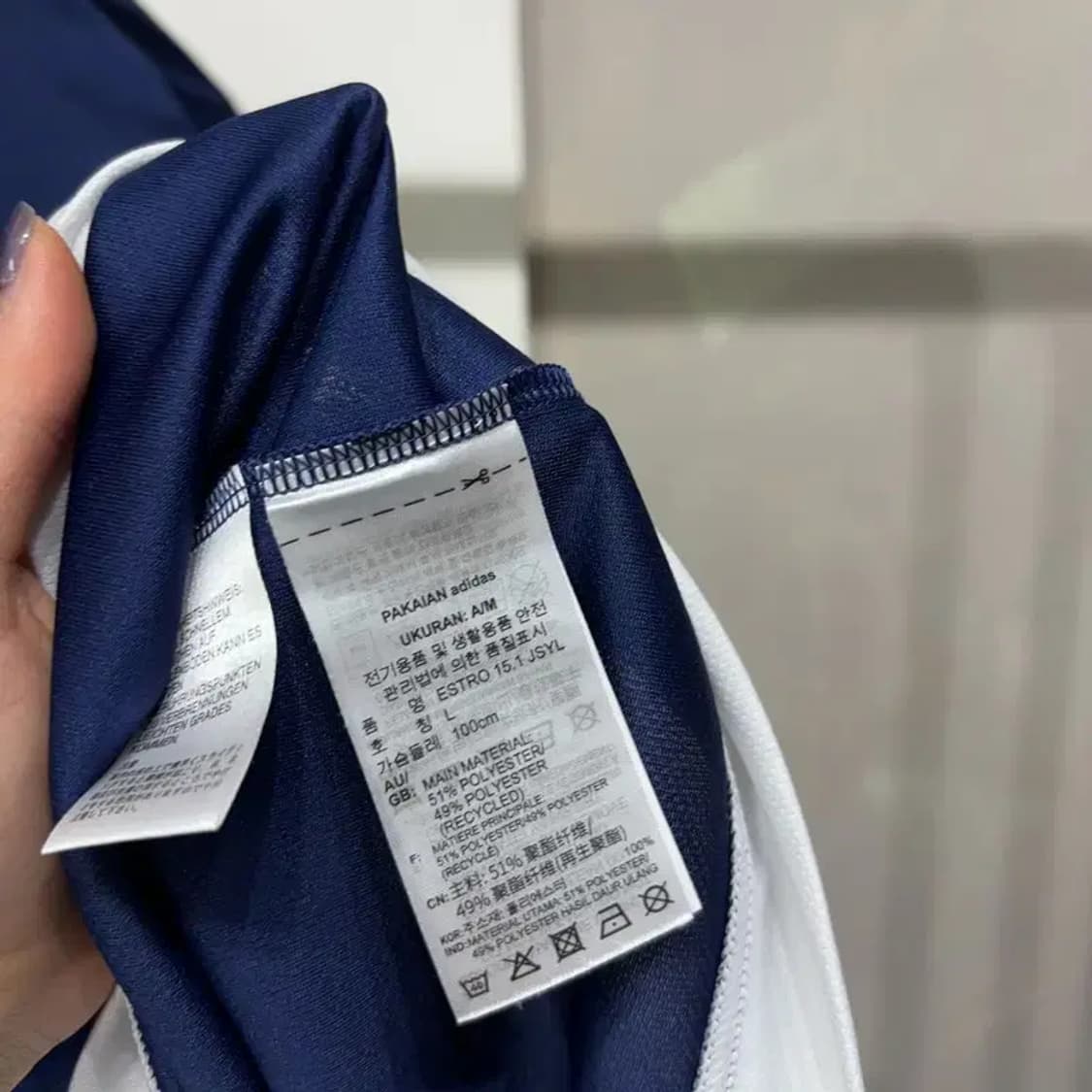 (95) 아디다스 스포츠 캐주얼 기능성 자수 긴팔 티 상품이미지5