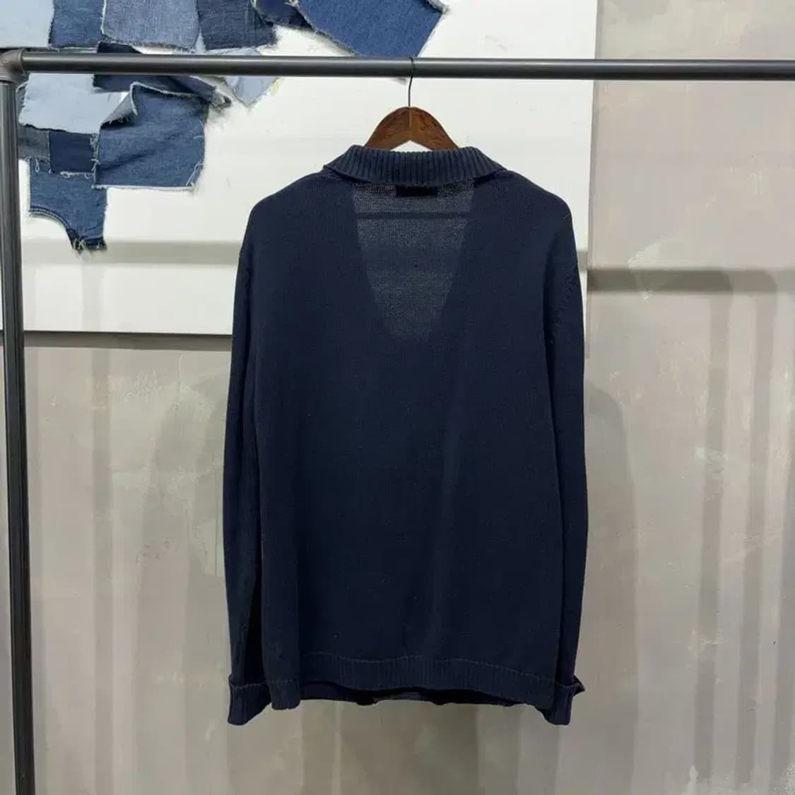 (105) 자라 ZARA 캐주얼 토글버튼 숄카라 니트 가디건 상품이미지4