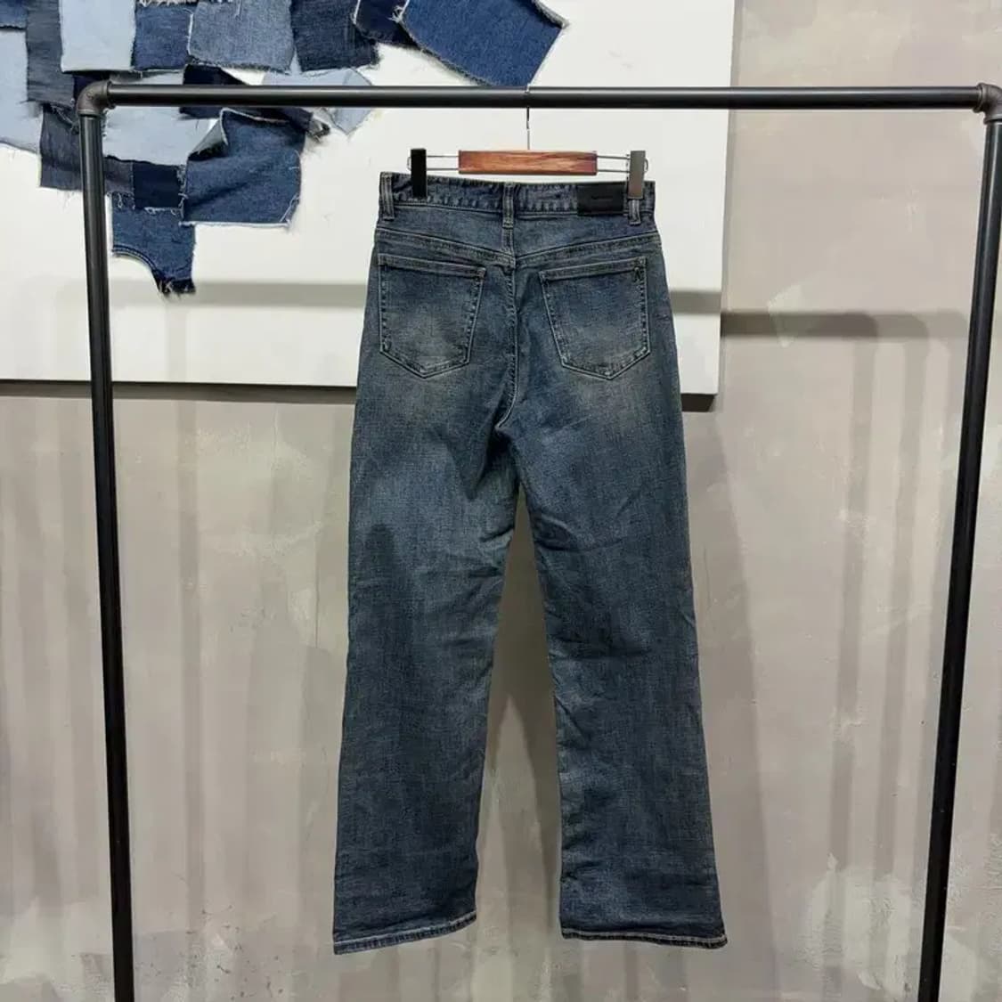 (26인치) 버커루 여성 캐주얼 와이드핏 데님팬츠 청바지 상품이미지3