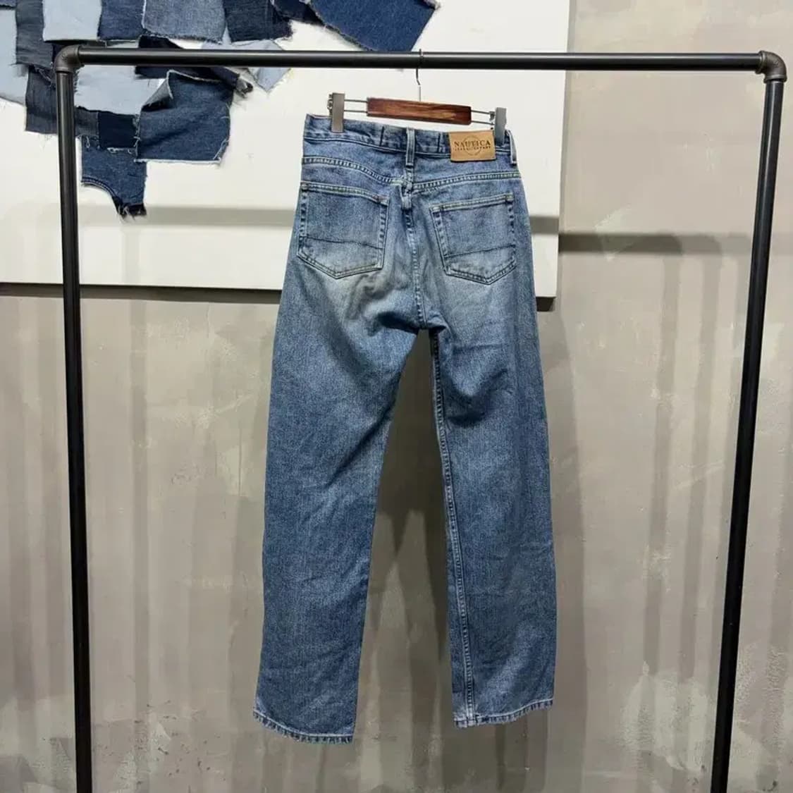 (29인치) 노티카 캐주얼 스트릿 워싱 청바지 데님팬츠 상품이미지3