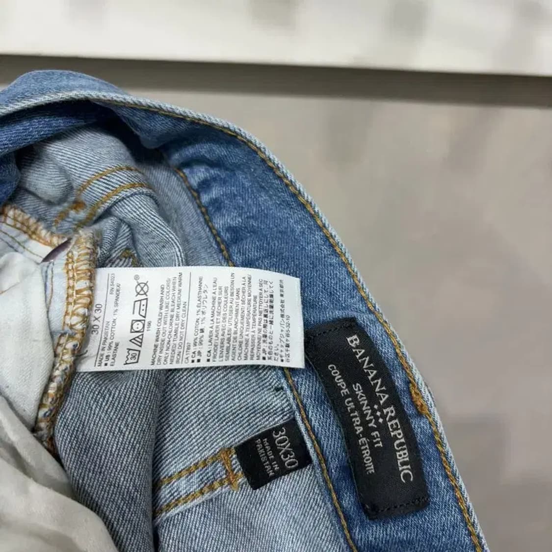 (30인치) 바나나리퍼블릭 캐주얼 스판 스키니진 청바지 데님팬츠 상품이미지5