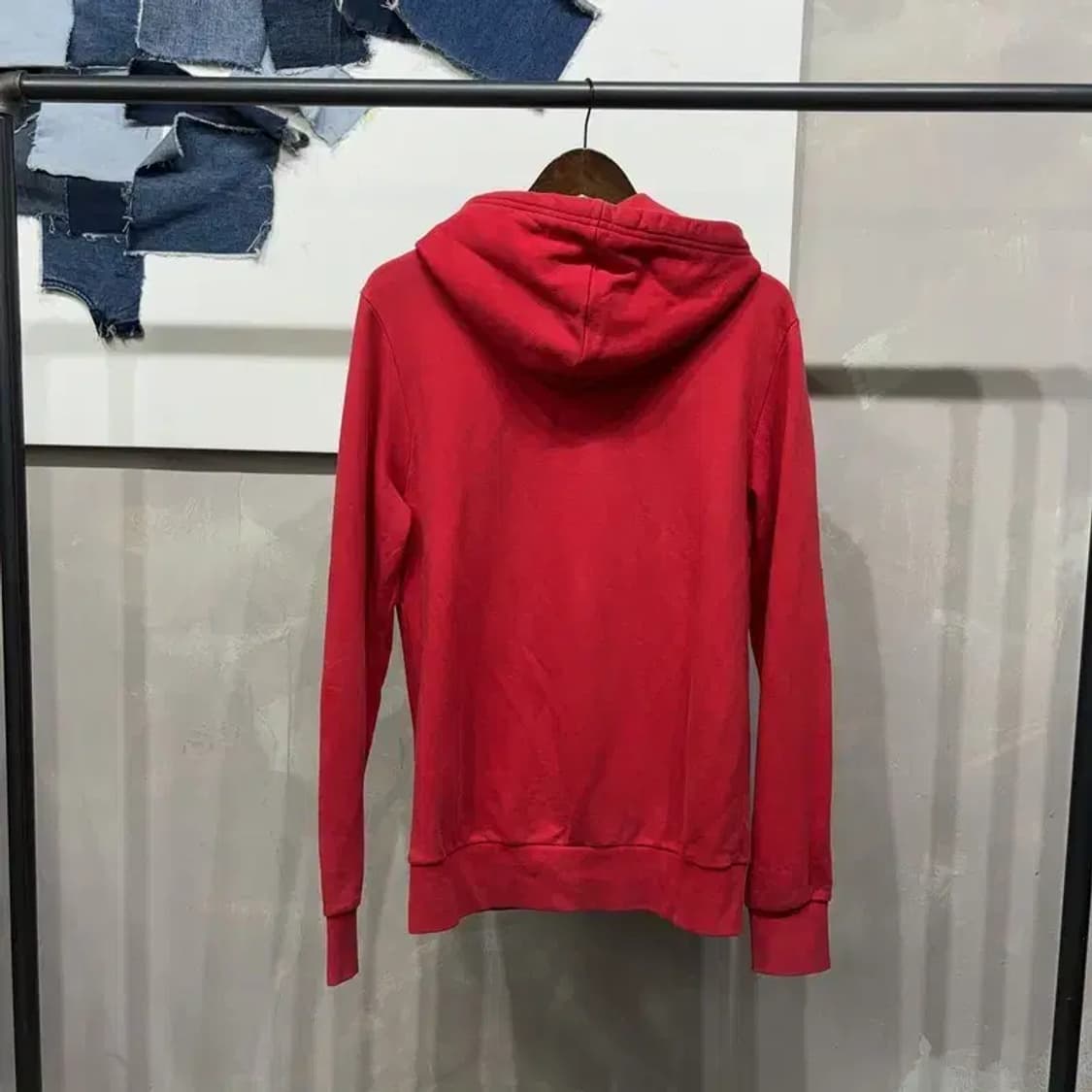 (100) 라코스테 캐주얼 크로커다일 자수 후드티 상품이미지4