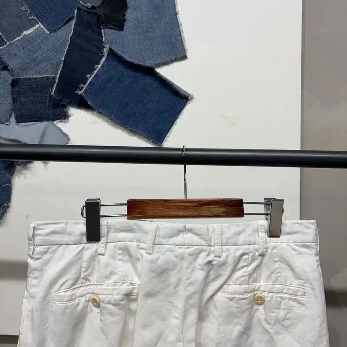 (34인치) 보기밀라노 클래식 화이트 치노팬츠 면바지 상품이미지4