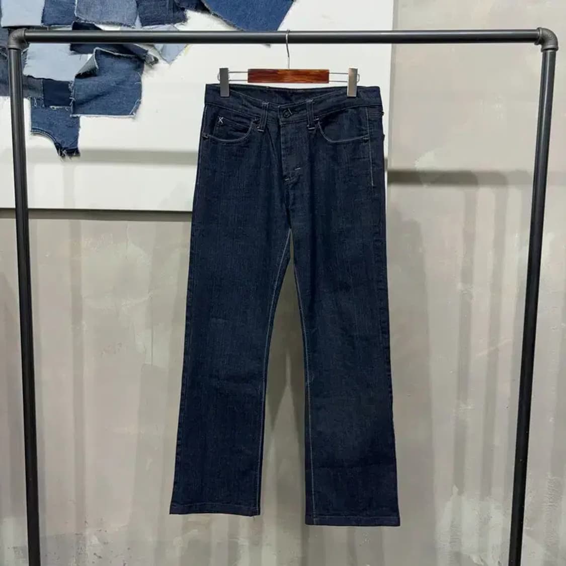 (30인치) 에드윈 캐주얼 스트릿 진청바지 데님팬츠 상품이미지1