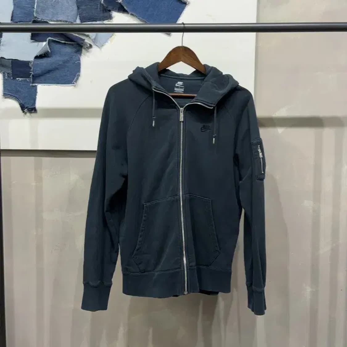 (100) 나이키 스트릿 캐주얼 자수 후드집업 자켓 상품이미지1