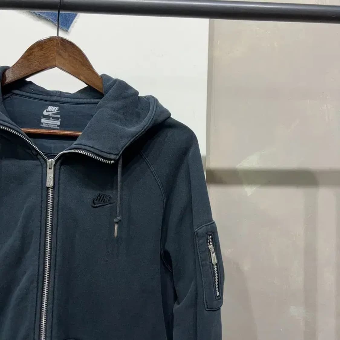 (100) 나이키 스트릿 캐주얼 자수 후드집업 자켓 상품이미지3
