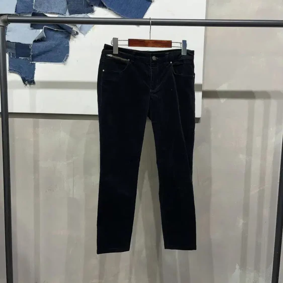 (27인치) 클럽모나코 여성 캐주얼 스판 블랙진 흑청바지 상품이미지1