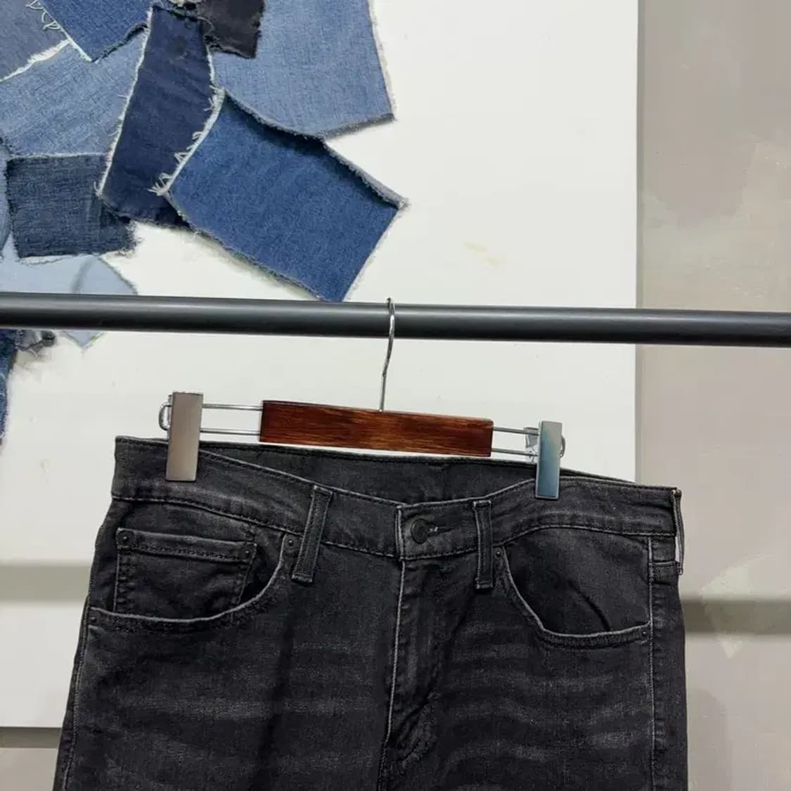 (32인치) 리바이스 511 빈티지 블랙진 흑청바지 상품이미지2