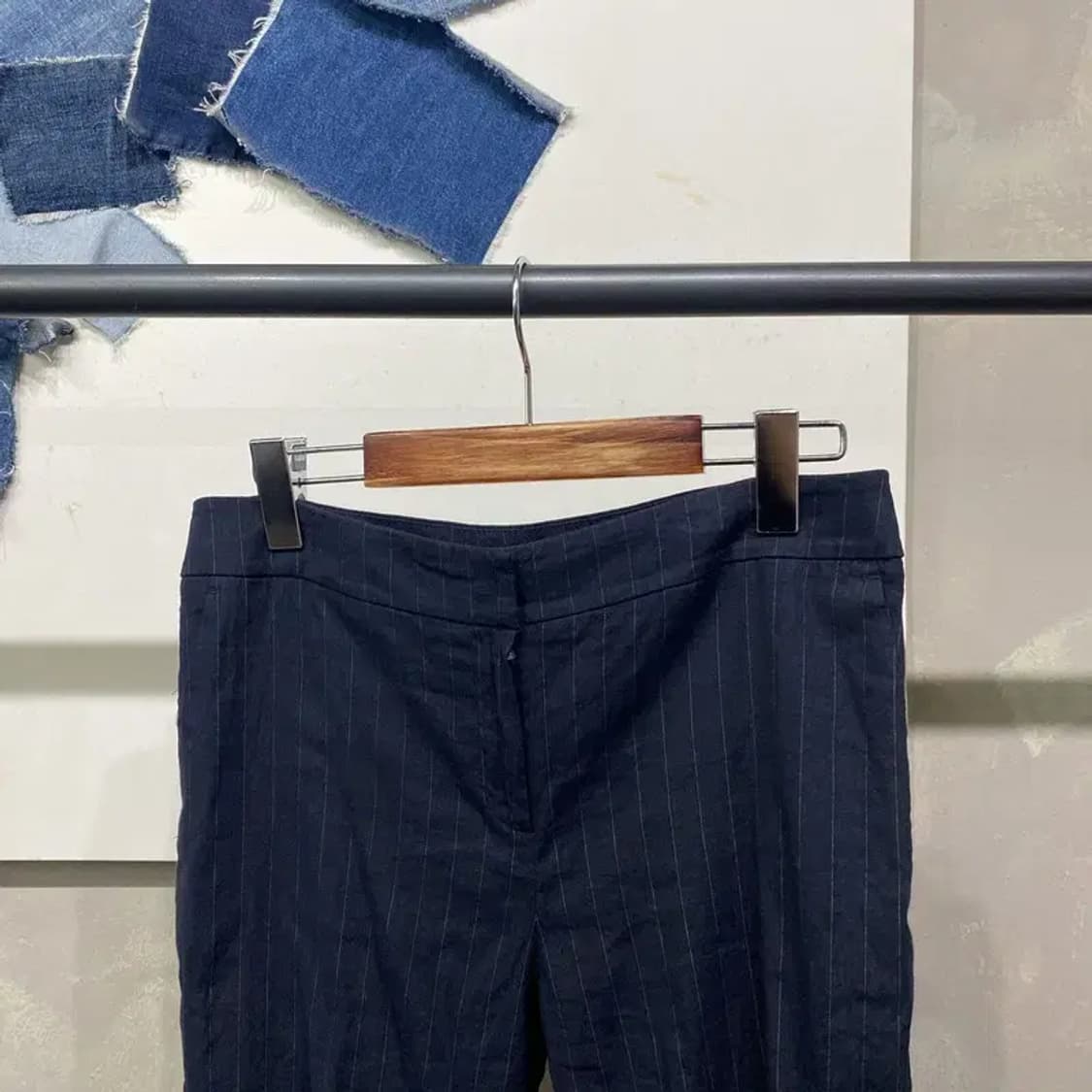 (30인치) 쉬즈미스 여성 캐주얼 스트라이프 슬랙스 바지 상품이미지2