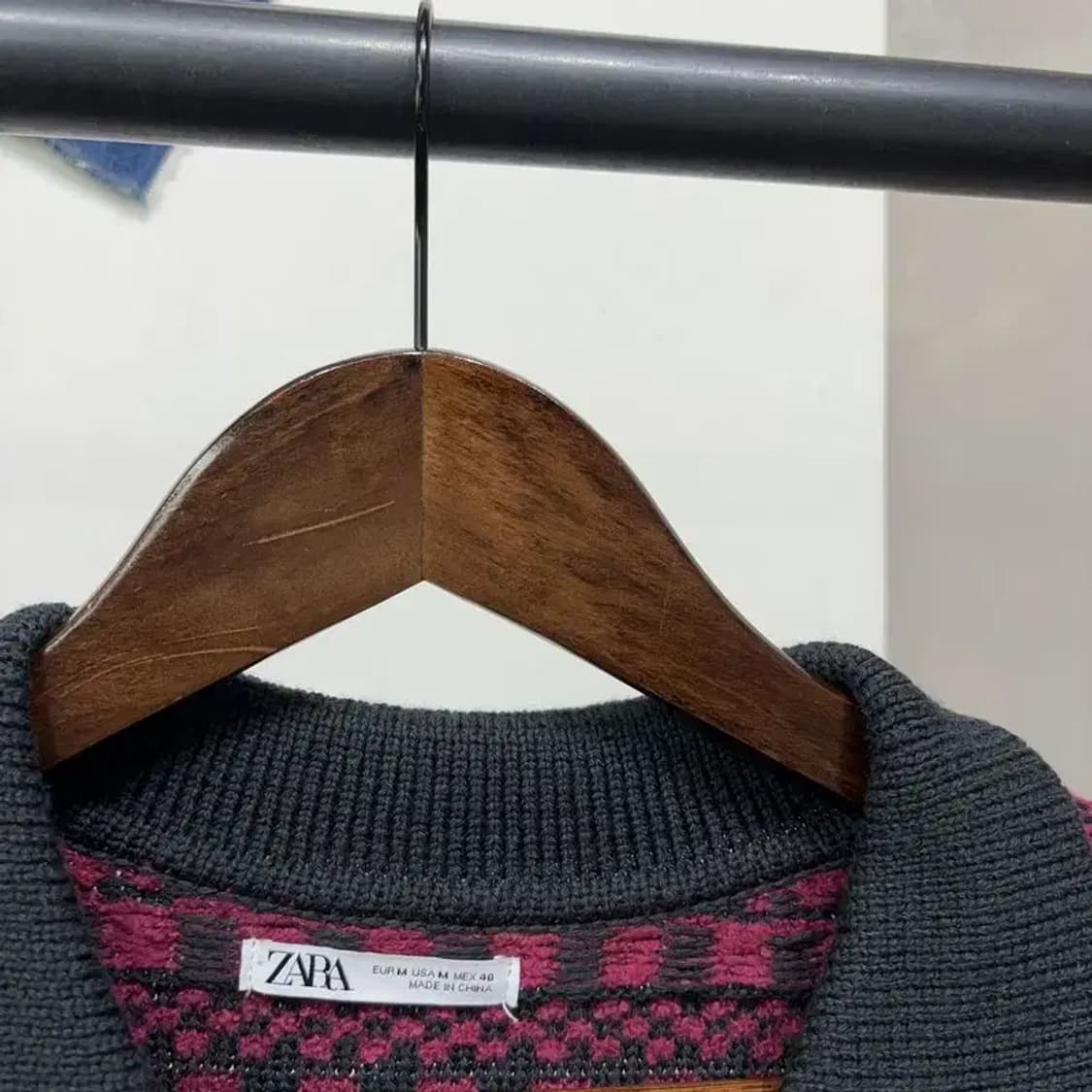(100) 자라 ZARA 캐주얼 니트 긴팔 카라티 상품이미지2