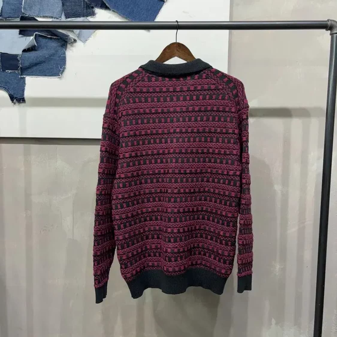 (100) 자라 ZARA 캐주얼 니트 긴팔 카라티 상품이미지4