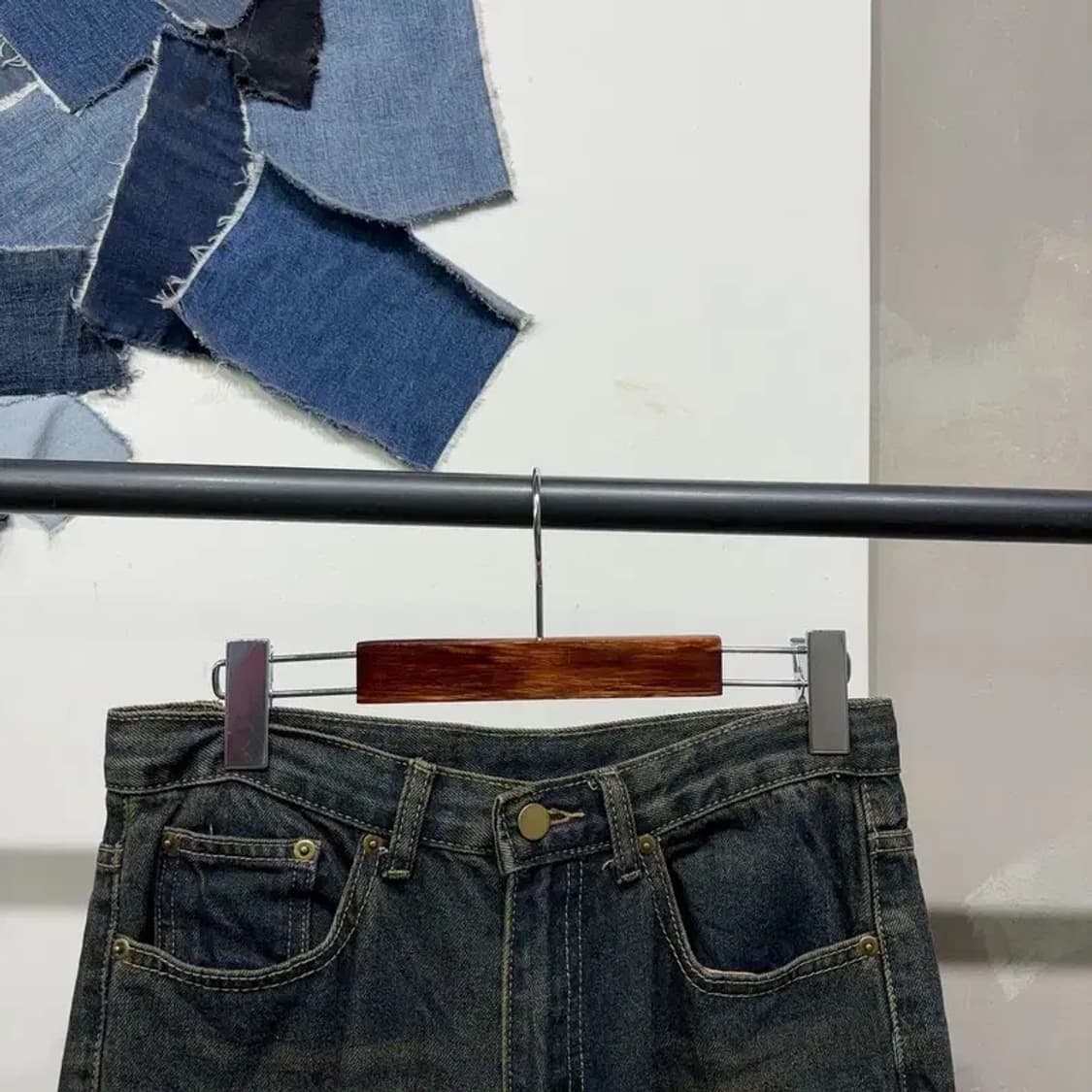 (28인치) 트릴리온 빈티지 스트릿 워싱 청바지 데님팬츠 상품이미지2