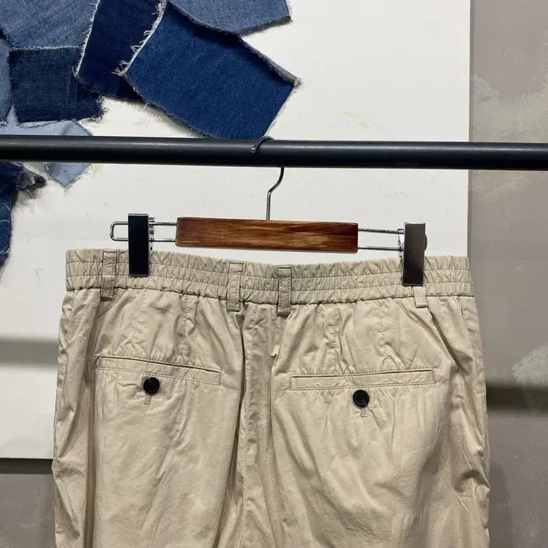 (32~34인치) 커스텀멜로우 밴딩 면바지 치노팬츠 상품이미지4