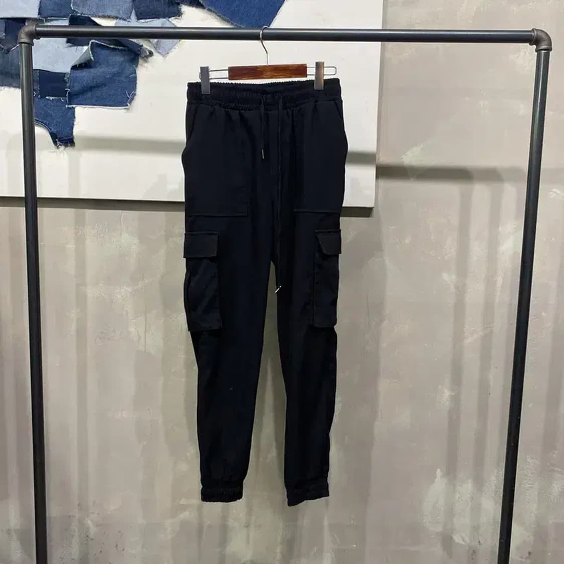 (30~32인치) 낫포너드 스트릿 밴딩 카고 조거팬츠 바지 상품이미지1