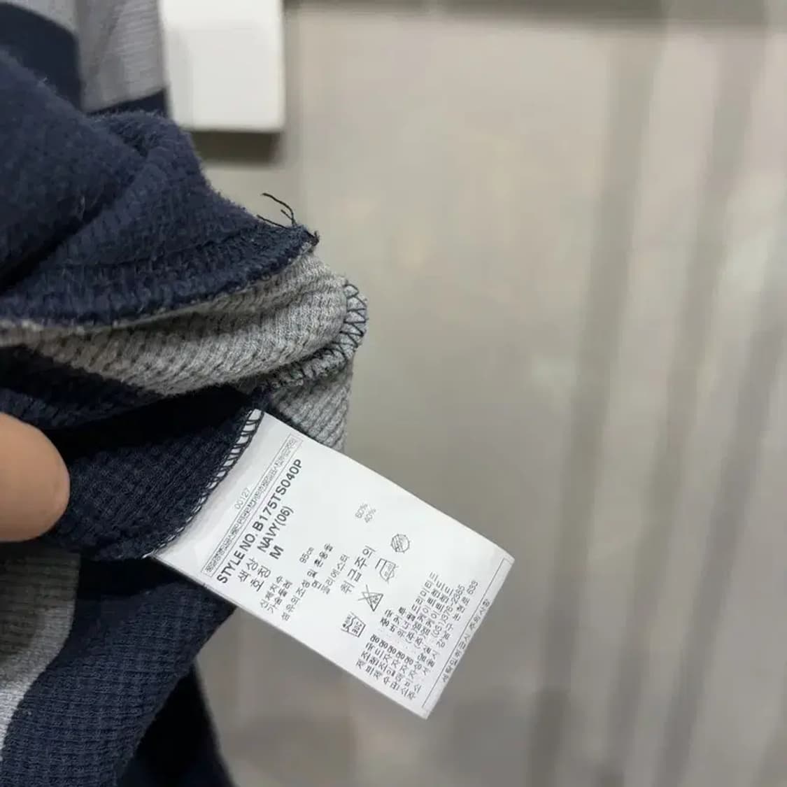 (100) 버커루 캐주얼 와플 맨투맨 긴팔티 상품이미지5