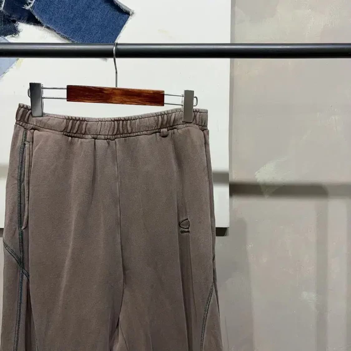 (28~32인치) 오드스튜디오 스트릿 밴딩 운동바지 팬츠 상품이미지3