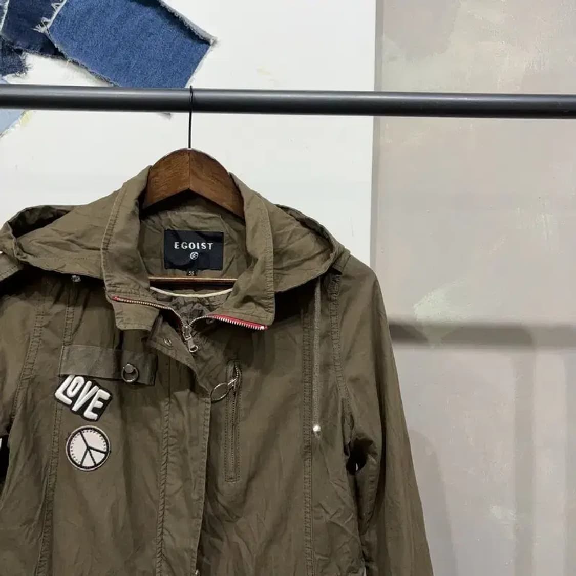 (55) 에고이스트 여성 캐주얼 밀리터리 롱 야상 자켓 상품이미지3
