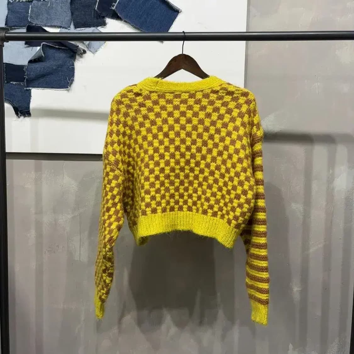 (95) 자라 ZARA 여성 캐주얼 패턴 니트 크롭 가디건 상품이미지2