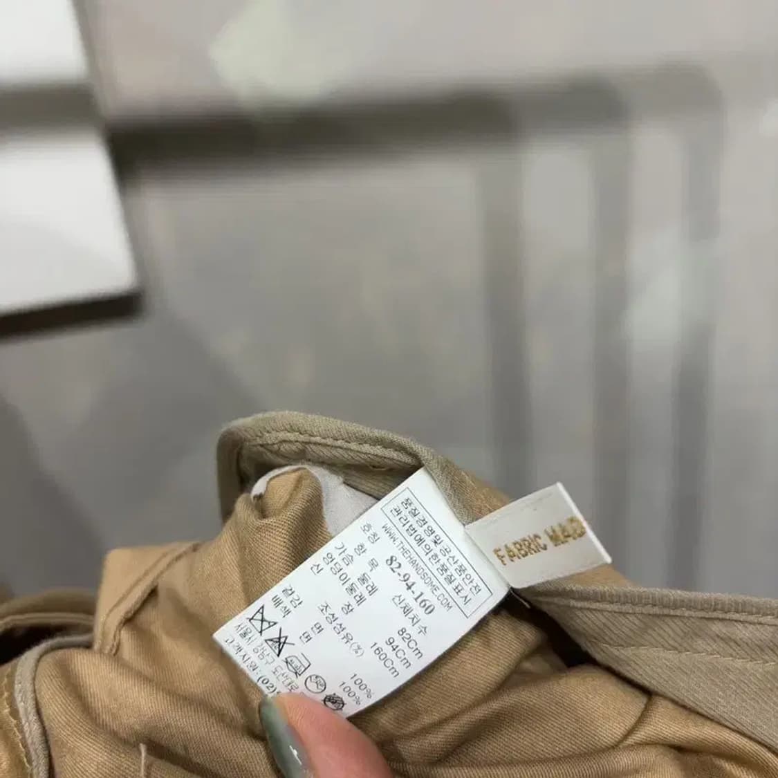 (95) 시스템 한섬 여성 캐주얼 코튼 후드 롱 코트 상품이미지5