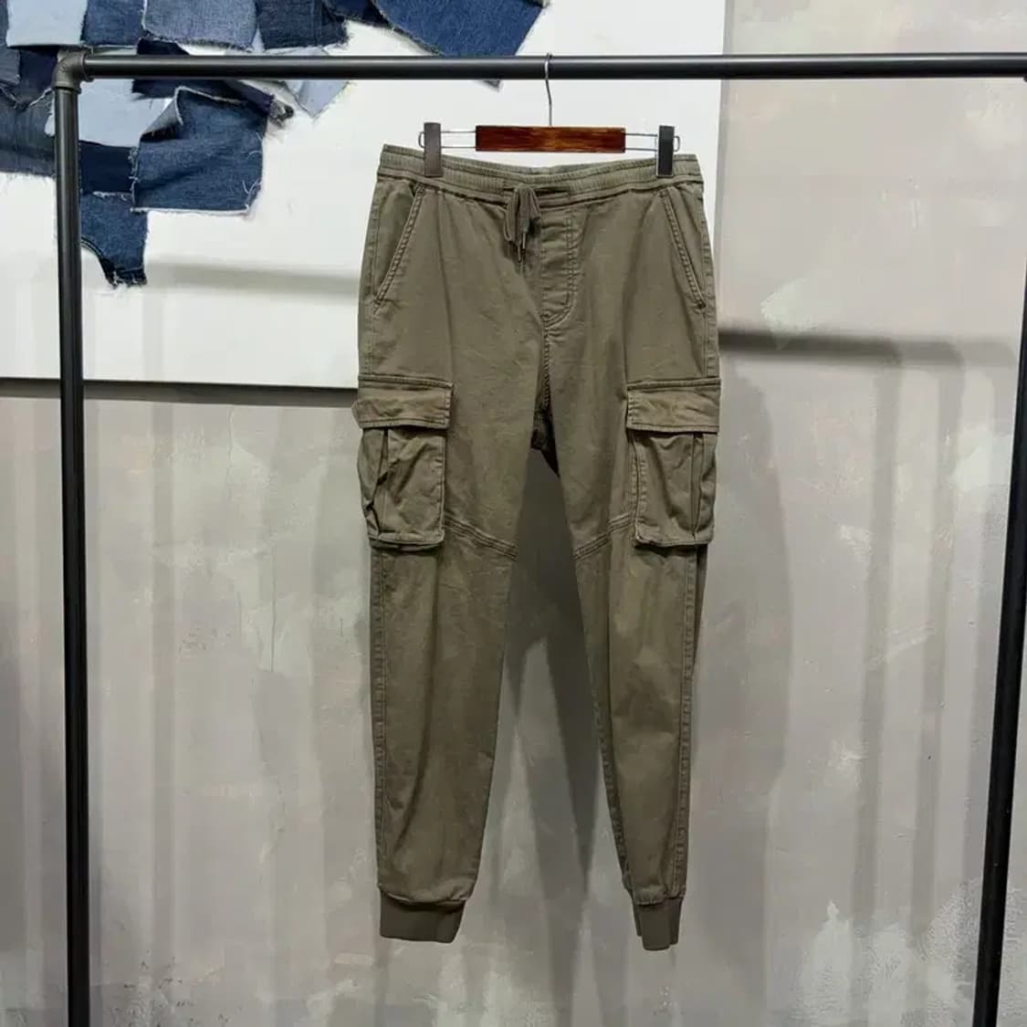 (30~32인치) 카이아크만 밀리터리 밴딩 카고 조거팬츠 바지 상품이미지1