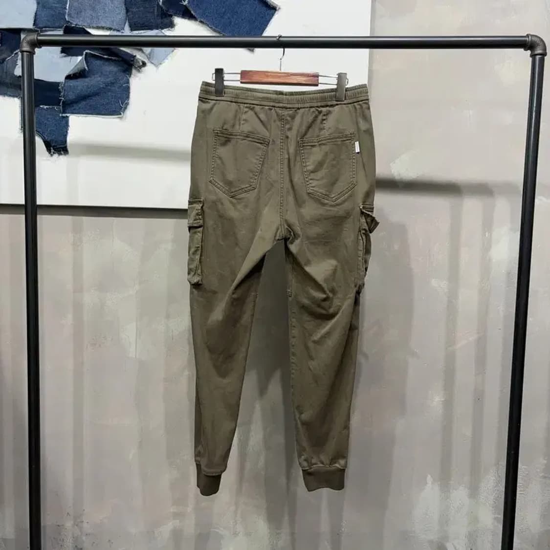 (30~32인치) 카이아크만 밀리터리 밴딩 카고 조거팬츠 바지 상품이미지2