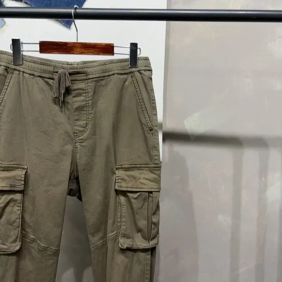 (30~32인치) 카이아크만 밀리터리 밴딩 카고 조거팬츠 바지 상품이미지3