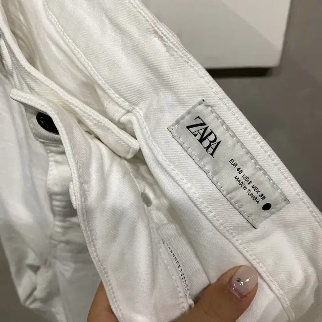 (29인치) 자라 ZARA 스판 화이드진 청바지 상품이미지5