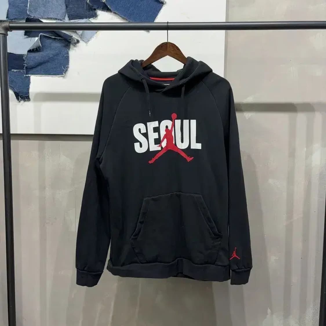 (110) 나이키 조던 스트릿 프린팅 기모 후드티 상품이미지1