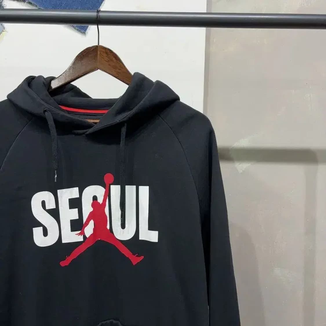 (110) 나이키 조던 스트릿 프린팅 기모 후드티 상품이미지3