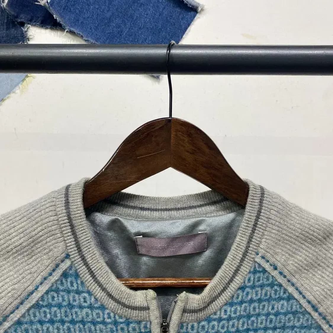 (95) 슈페리어 골프 방풍 니트 조끼 집업 자켓 상품이미지2