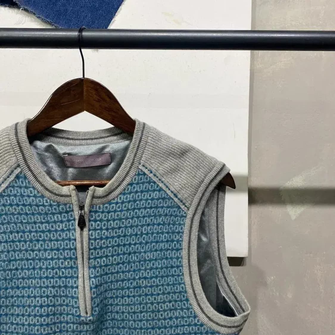 (95) 슈페리어 골프 방풍 니트 조끼 집업 자켓 상품이미지3