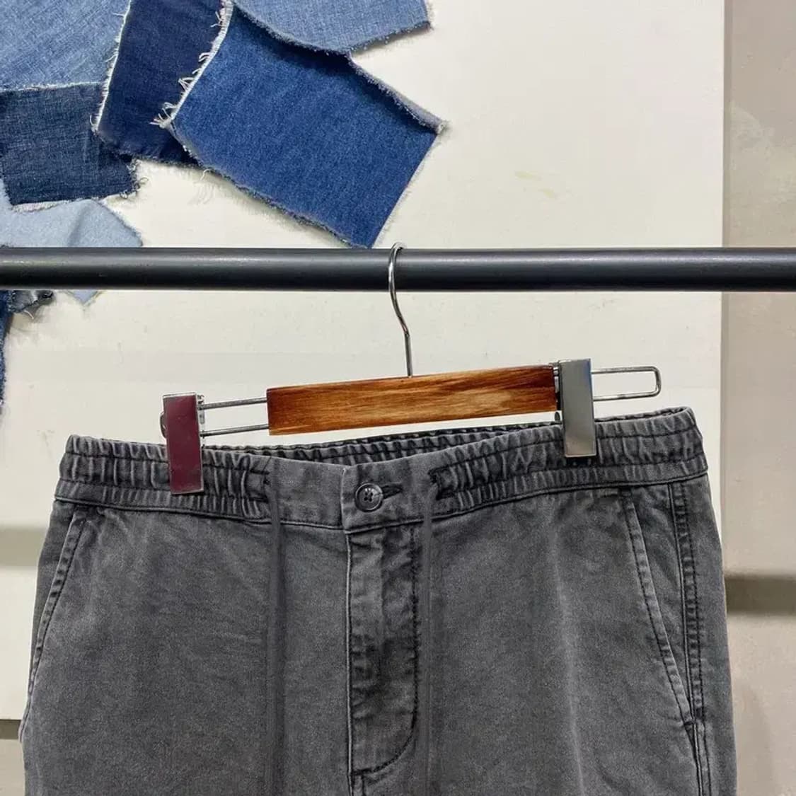 (28~30인치) 버커루 캐주얼 밴딩 피그먼트 조거팬츠 바지 상품이미지2