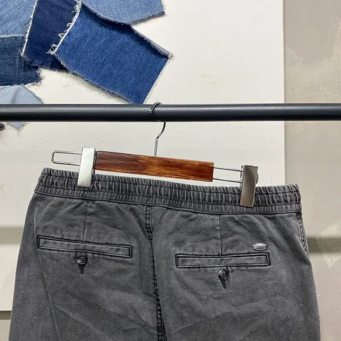 (28~30인치) 버커루 캐주얼 밴딩 피그먼트 조거팬츠 바지 상품이미지4