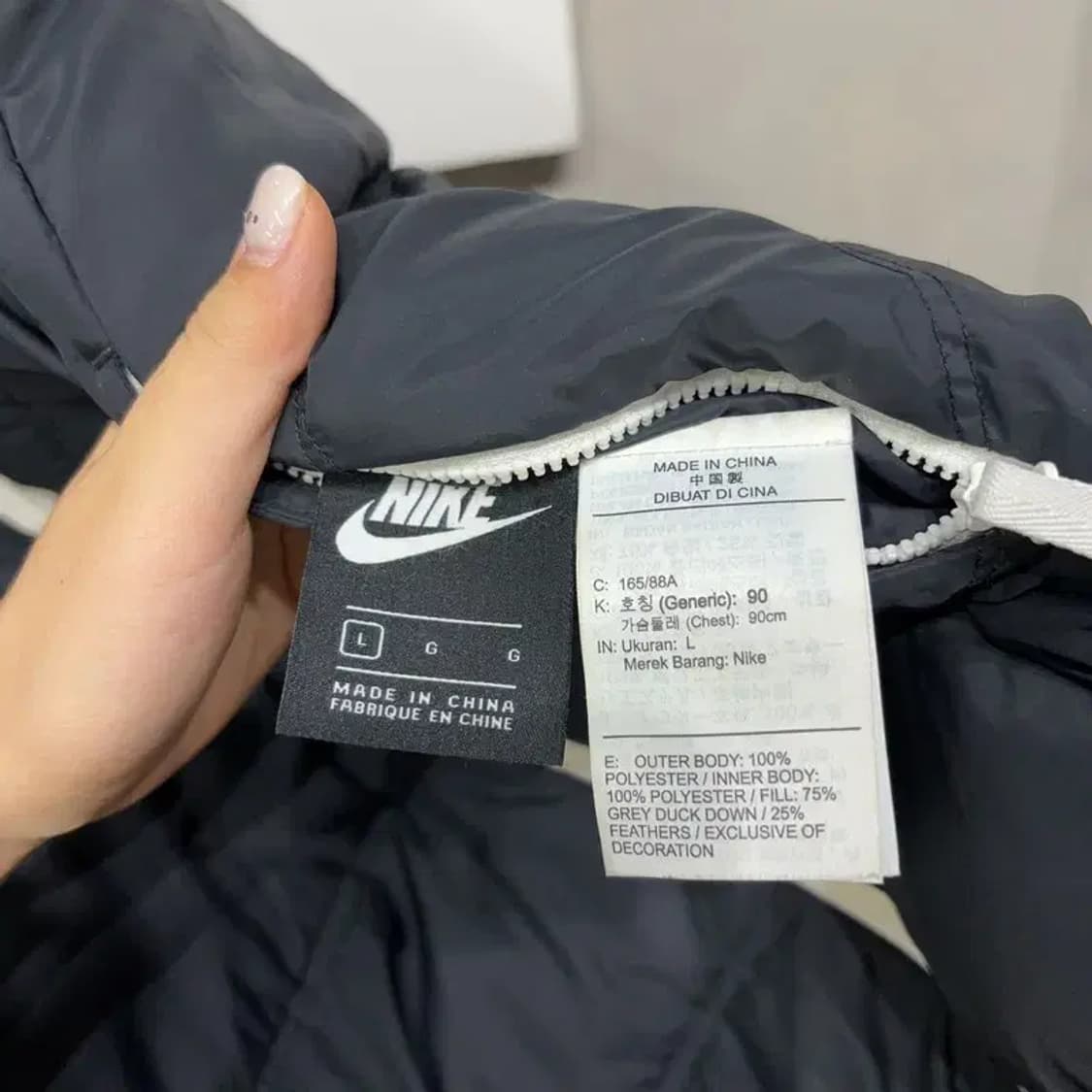 (90) 나이키 여성 리버시블 양면 덕다운 오리털 패딩 조끼 상품이미지6