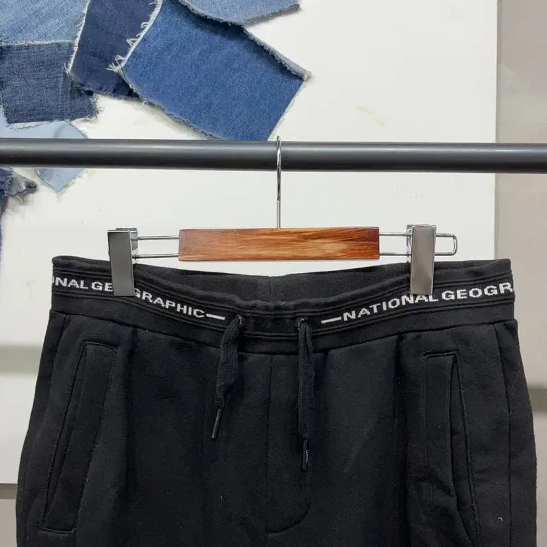 (31~33인치) 내셔널지오그래픽 아웃도어 기모 밴딩 바지 팬츠 상품이미지2